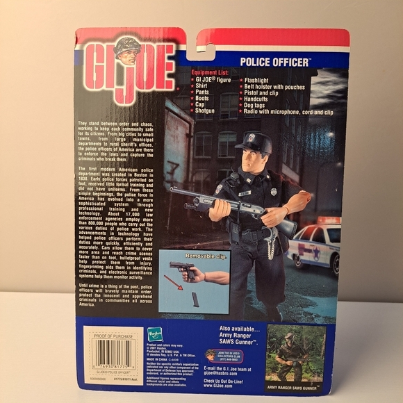 G.I. Joe - Classic Collection Police Officer Hasbro 2001 - Picture 7 of 8